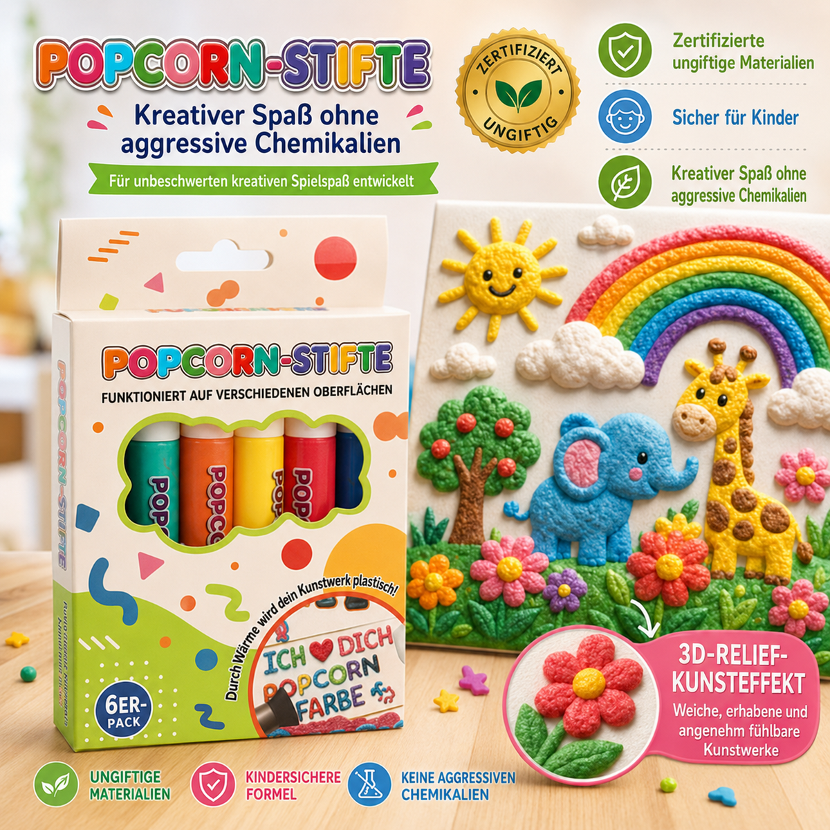 🤩 Nur heute: 80 % Rabatt🎠 | IEY 3D-Relief-Kunststift – Erwecke deine Zeichnungen zum Leben! 🪄🎨