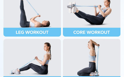 MERACH pedal resistance band for home gym office and outdoor exercise