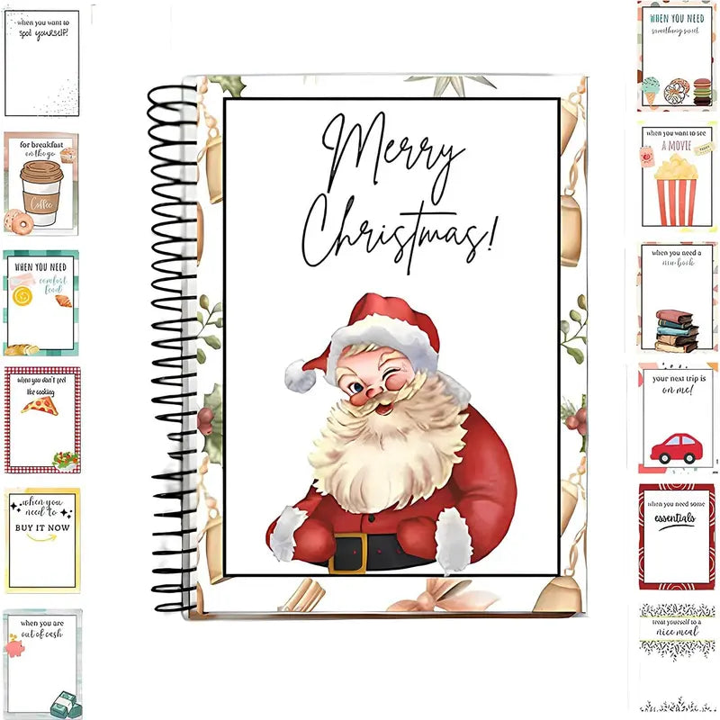 Santa cover from the Modern Holiday three-book set
