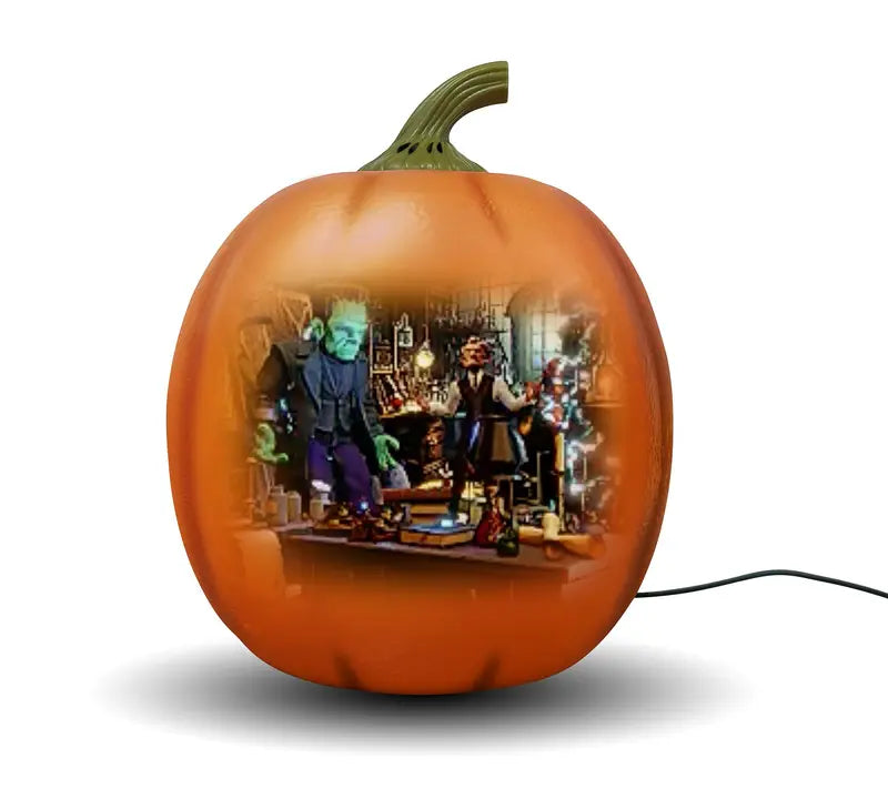 Jabberin' Jack pumpkin displaying a funny face