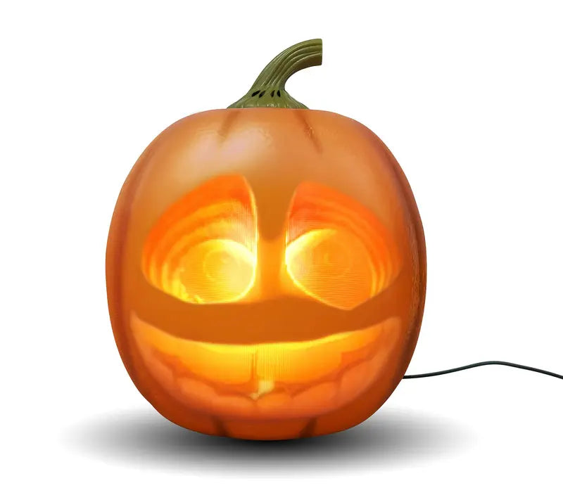 Jabberin' Jack pumpkin displaying a spooky face