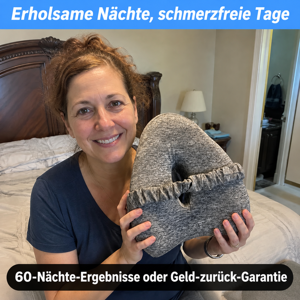 ✨🔥 Ergonomisches Beinausrichtungskissen – Unterstützung für Hüfte, Knie und unteren Rücken für Seitenschläfer 🔥✨