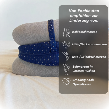 ✨🔥 Ergonomisches Beinausrichtungskissen – Unterstützung für Hüfte, Knie und unteren Rücken für Seitenschläfer 🔥✨