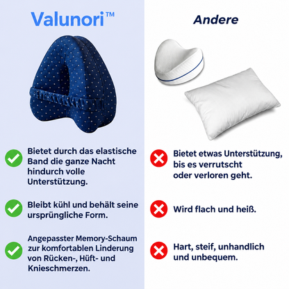 ✨🔥 Ergonomisches Beinausrichtungskissen – Unterstützung für Hüfte, Knie und unteren Rücken für Seitenschläfer 🔥✨