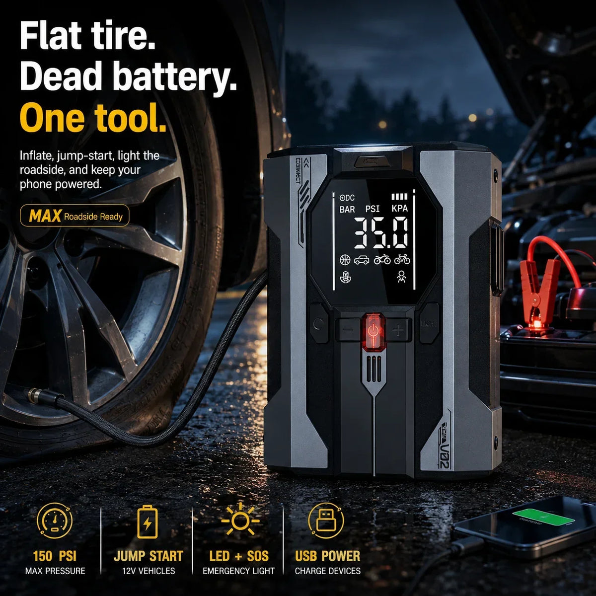 Valunori V02 Max roadside readiness system overview